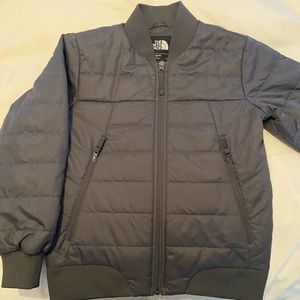 North Face Black Bomber Jacket size M 10-12 boys